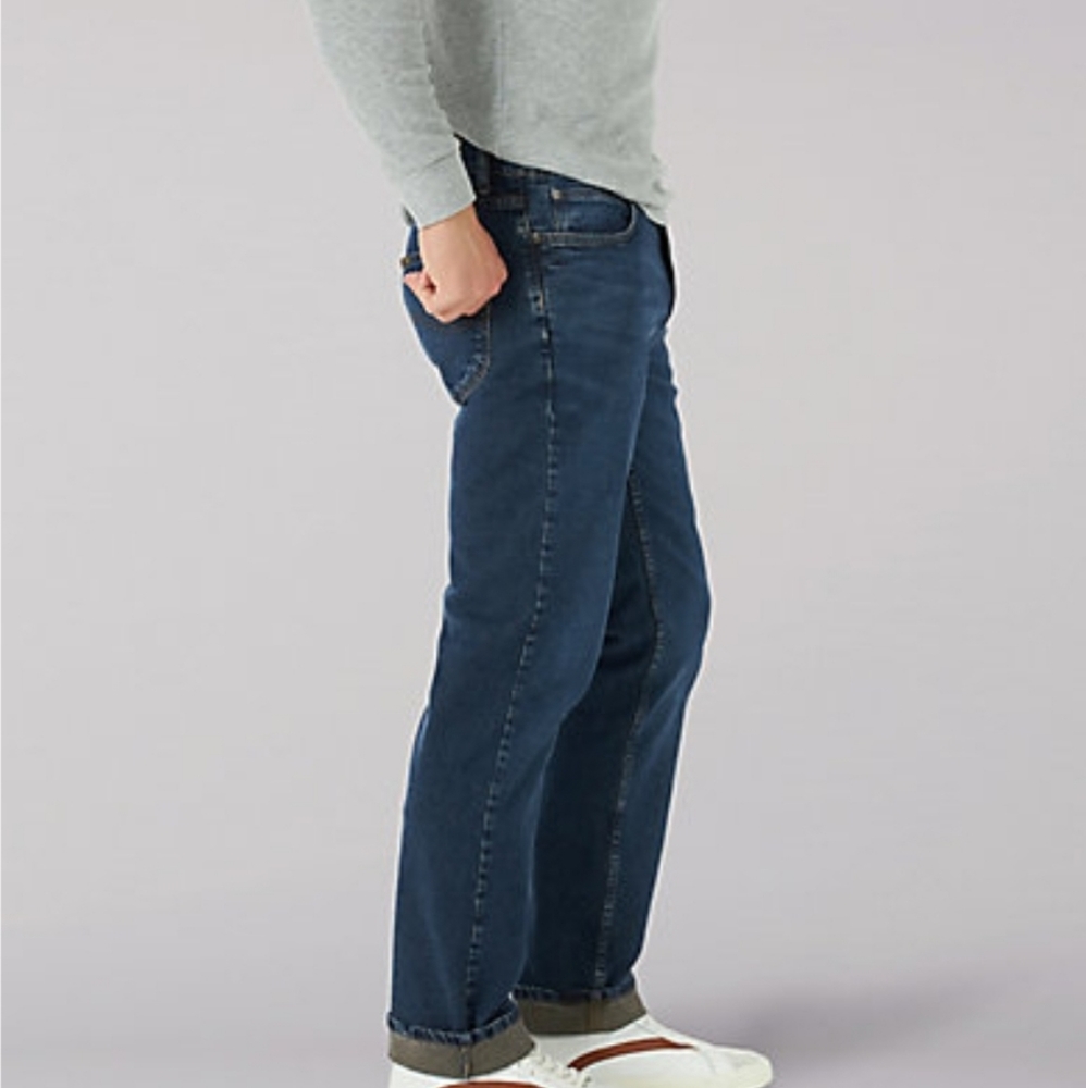 MENS LEE LEGENDARY RELAXED STRAIGHT JEAN:NIGHT SHADE Size 38x29